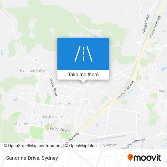 Sandrina Drive map