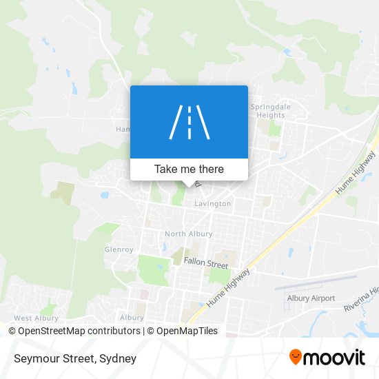 Seymour Street map