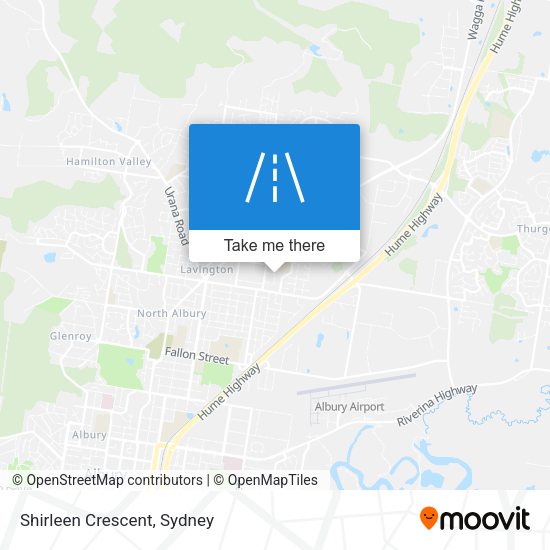 Shirleen Crescent map