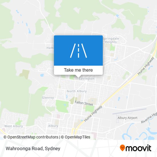 Wahroonga Road map