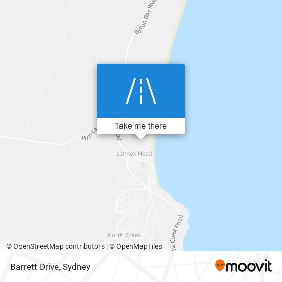 Barrett Drive map