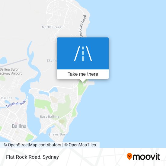 Flat Rock Road map
