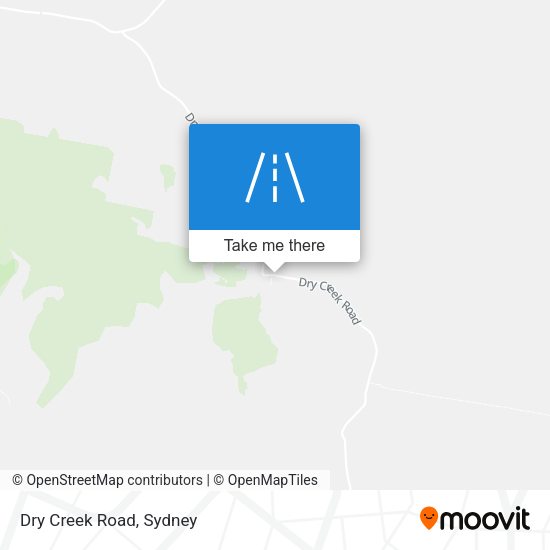 Dry Creek Road map