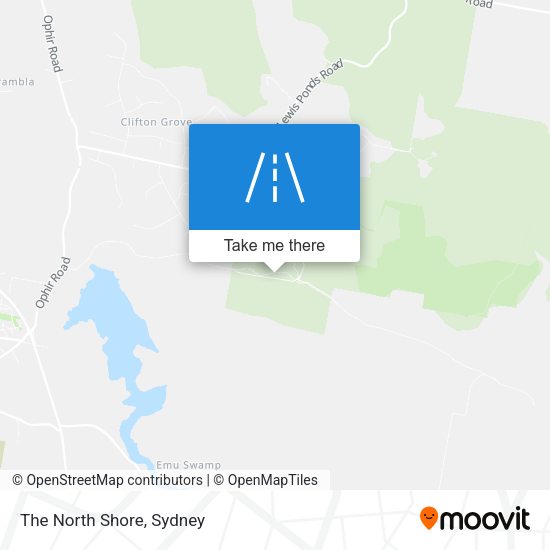The North Shore map