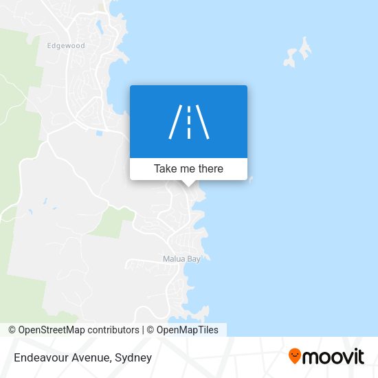 Endeavour Avenue map