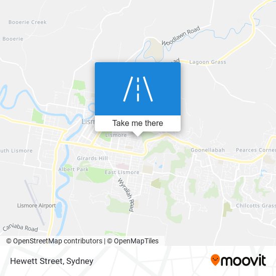 Hewett Street map