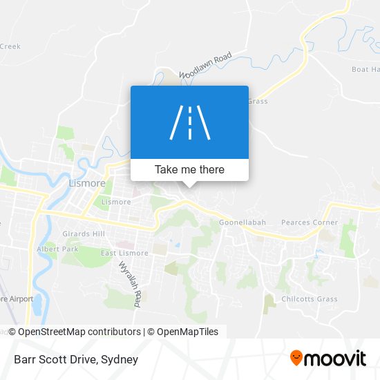 Mapa Barr Scott Drive