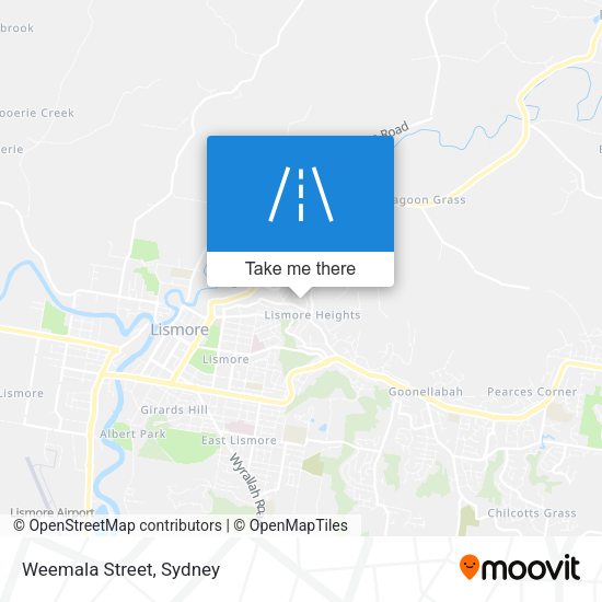 Weemala Street map