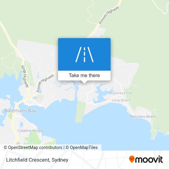 Litchfield Crescent map