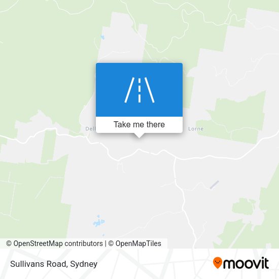 Sullivans Road map