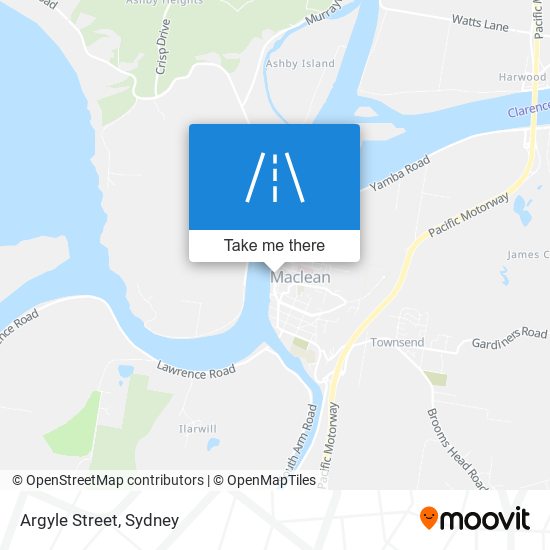 Mapa Argyle Street