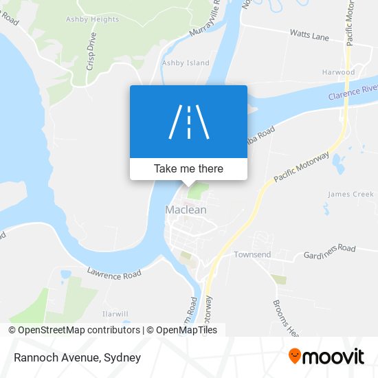 Rannoch Avenue map