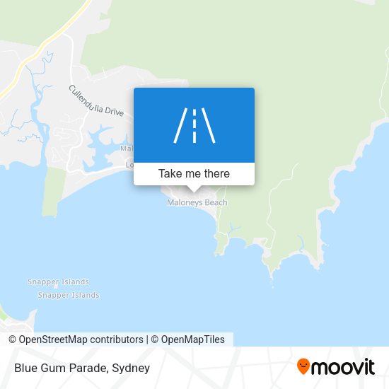 Blue Gum Parade map