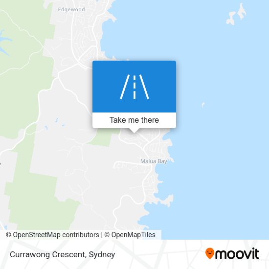 Currawong Crescent map