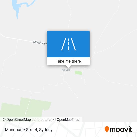 Macquarie Street map