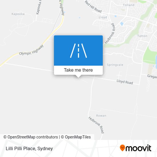 Lilli Pilli Place map