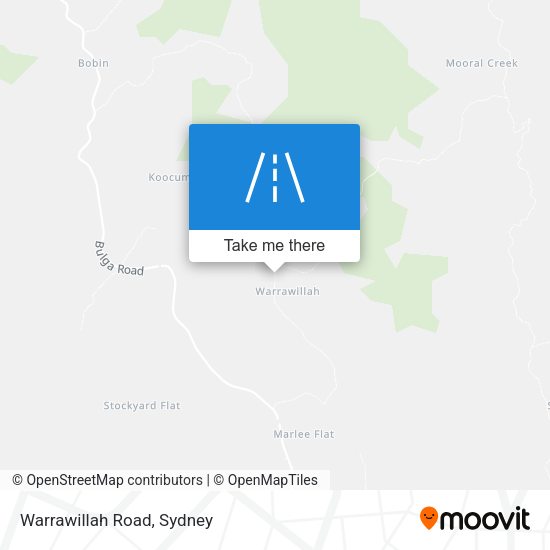 Warrawillah Road map