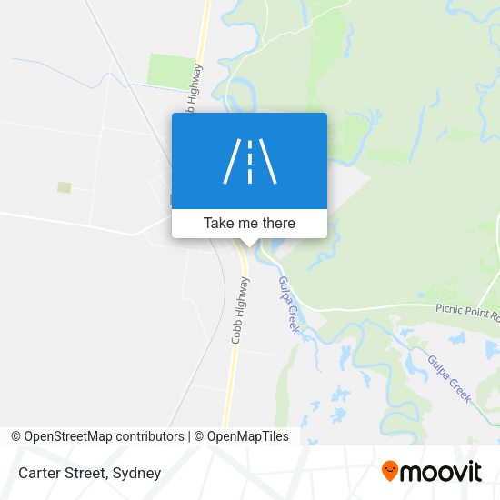 Carter Street map