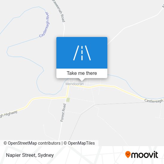 Napier Street map