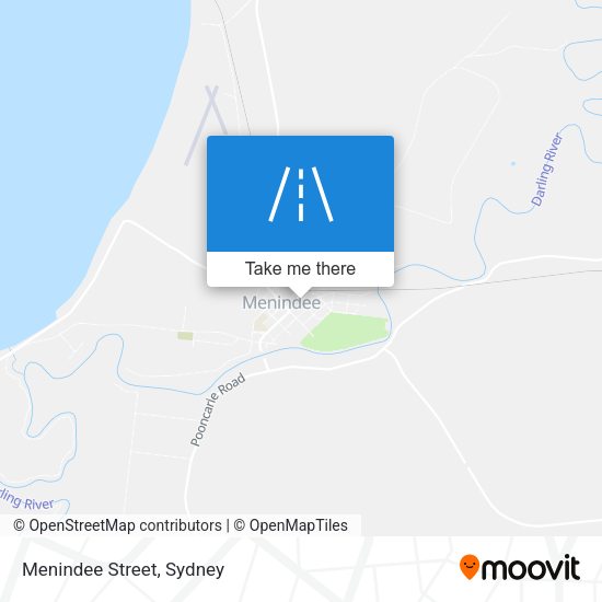 Menindee Street map