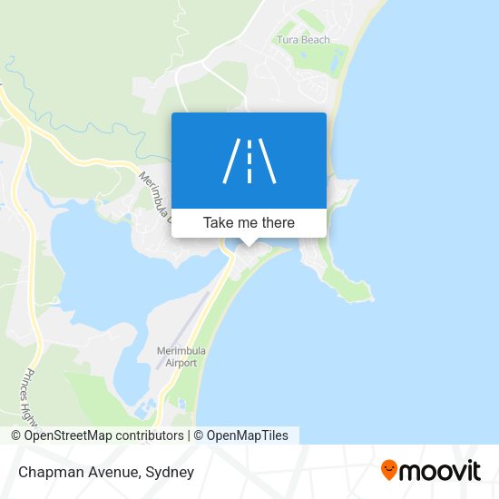 Chapman Avenue map
