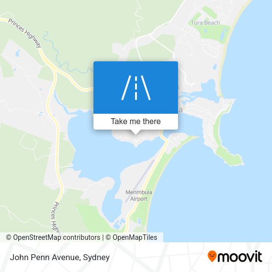 John Penn Avenue map