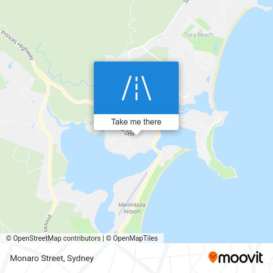 Monaro Street map