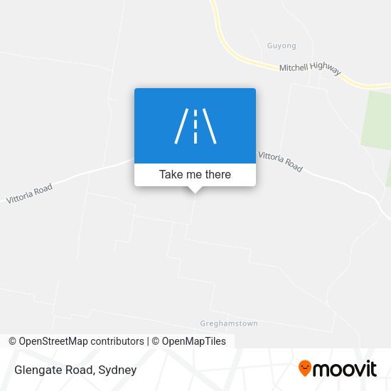 Glengate Road map