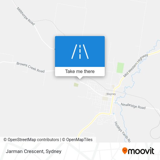 Jarman Crescent map