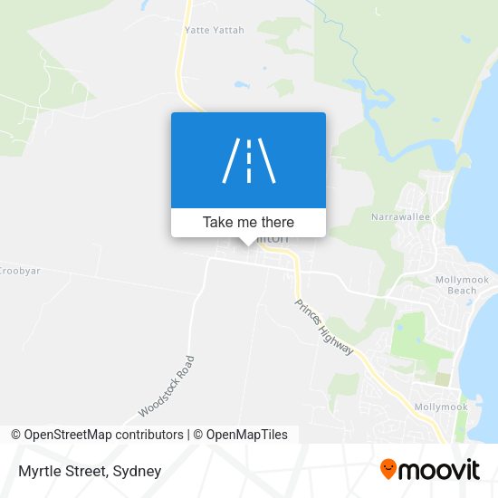Myrtle Street map