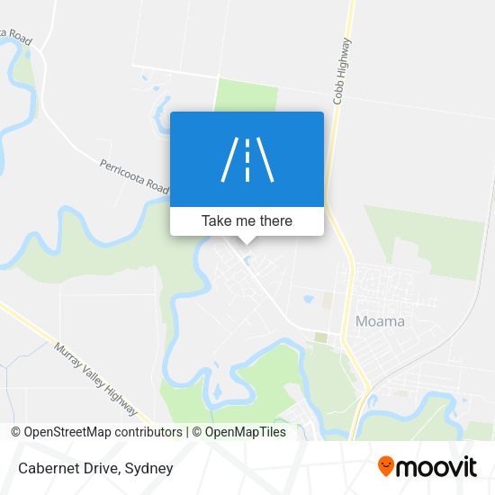 Cabernet Drive map