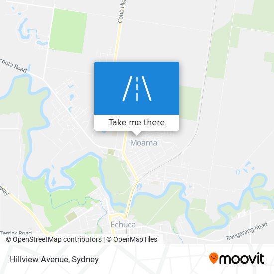 Hillview Avenue map