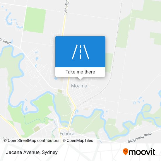 Jacana Avenue map