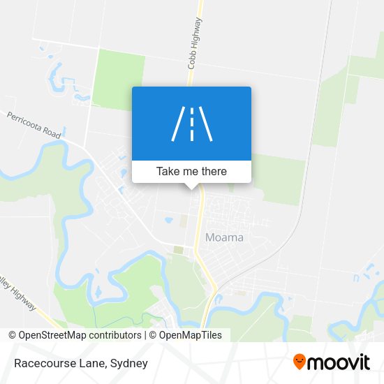 Racecourse Lane map