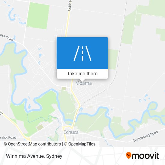 Winnima Avenue map
