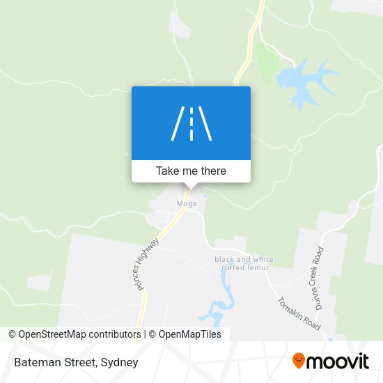 Bateman Street map