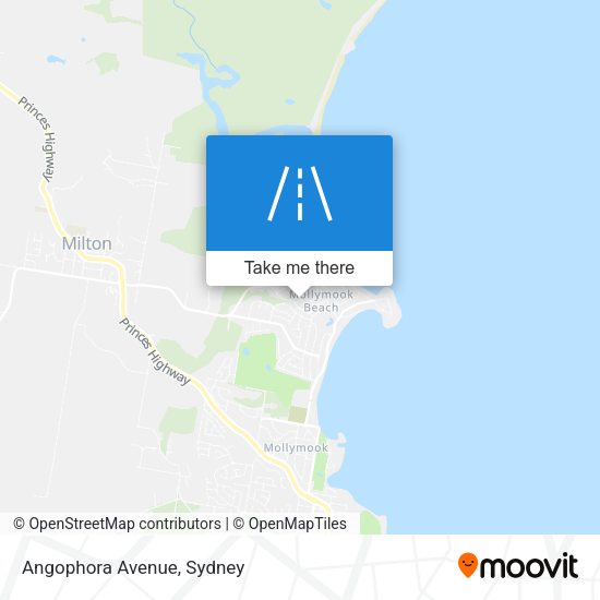 Angophora Avenue map