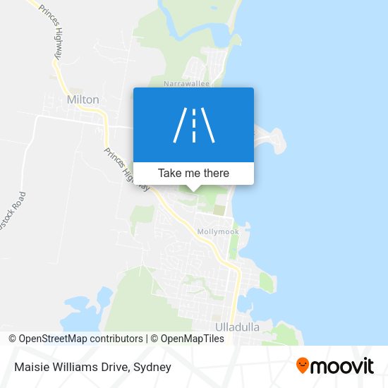 Maisie Williams Drive map