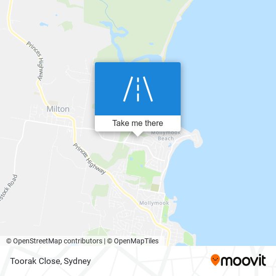 Toorak Close map