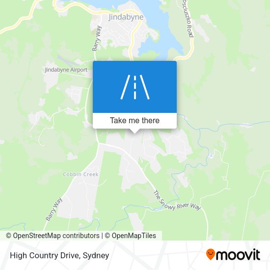 High Country Drive map