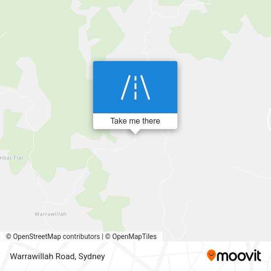 Warrawillah Road map
