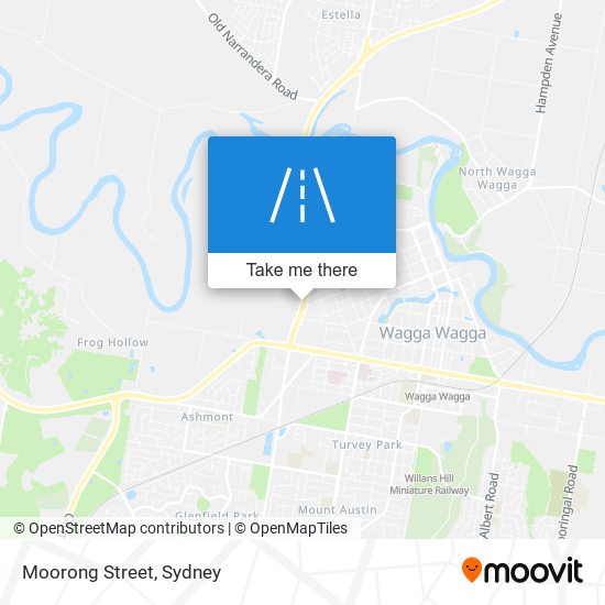 Mapa Moorong Street