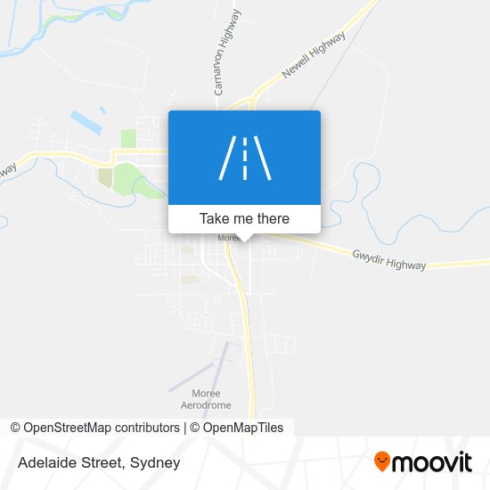 Adelaide Street map