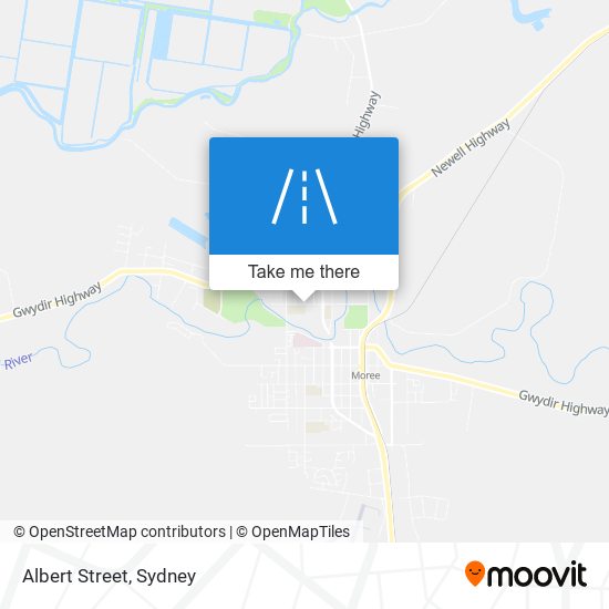 Albert Street map