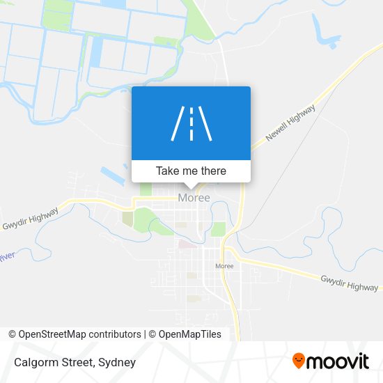 Calgorm Street map