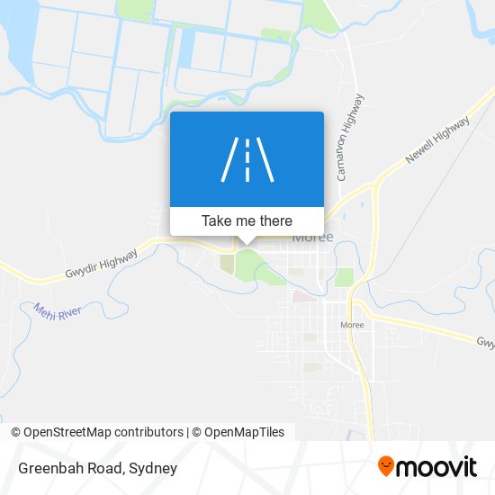 Mapa Greenbah Road