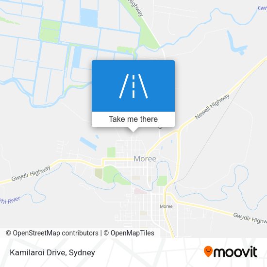 Kamilaroi Drive map