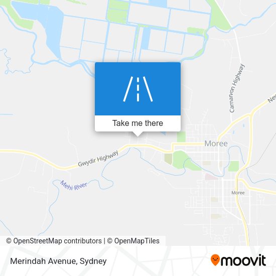 Merindah Avenue map