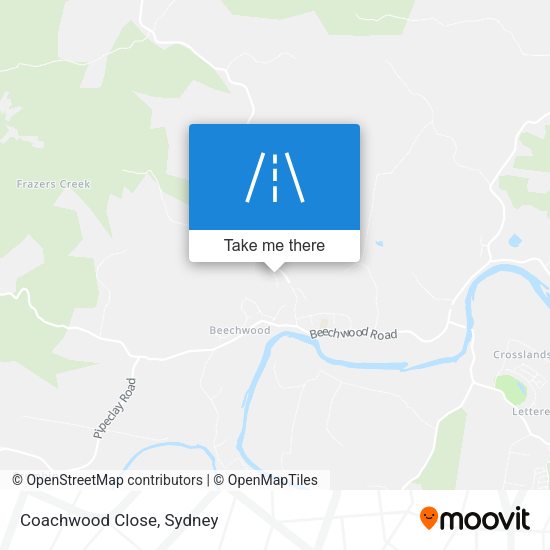 Coachwood Close map