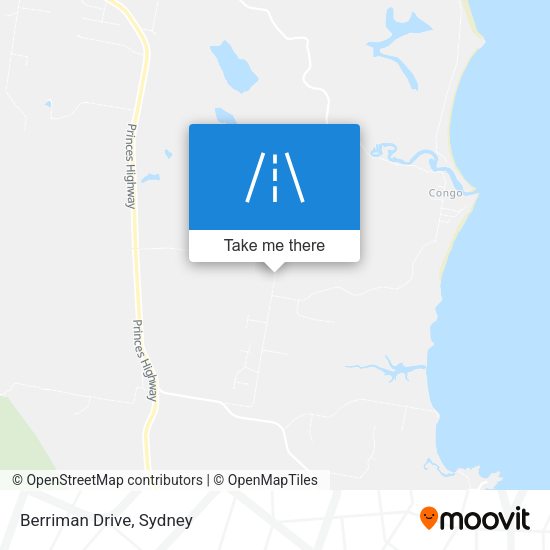 Berriman Drive map